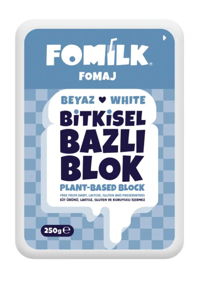 FOMİLK MOZARELLA BİTKİSEL BAZLI BEYAZ BLOK 250 GR